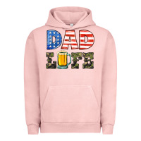 Pigment Salmon dad life Urban Hoodie - HRA Design Shop