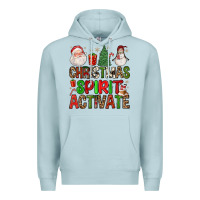 Blue Mist christmas spirit activate Premium Hoodie - FaDigitalArtStudio