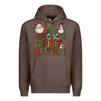 Coffee christmas spirit activate Premium Hoodie - FaDigitalArtStudio