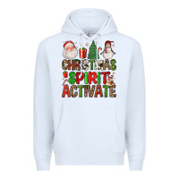 White christmas spirit activate Premium Hoodie - FaDigitalArtStudio