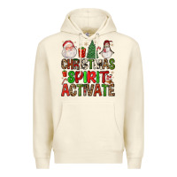 Sandshell christmas spirit activate Premium Hoodie - FaDigitalArtStudio