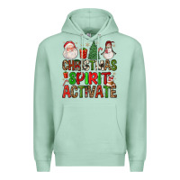 Seafoam christmas spirit activate Premium Hoodie - FaDigitalArtStudio