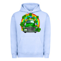 Pigment Grape Ice st patricks shamrock gold rainbow truck Urban Hoodie - FaDigitalArtStudio