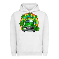 Pigment Lunar Rock st patricks shamrock gold rainbow truck Urban Hoodie - FaDigitalArtStudio