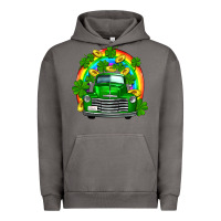 Pigment Tornado st patricks shamrock gold rainbow truck Urban Hoodie - FaDigitalArtStudio