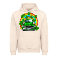 Sandshell st patricks shamrock gold rainbow truck Urban Hoodie - FaDigitalArtStudio