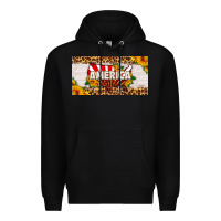 Black america map sunflower license plate Premium Hoodie - HRA Design Shop