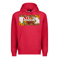 Cardinal america map sunflower license plate Premium Hoodie - HRA Design Shop