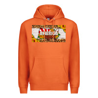Carrot america map sunflower license plate Premium Hoodie - HRA Design Shop