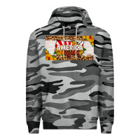 Slate Camo america map sunflower license plate Premium Hoodie - HRA Design Shop