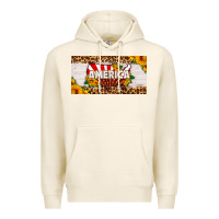 Tofu america map sunflower license plate Premium Hoodie - HRA Design Shop