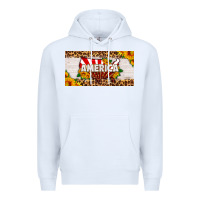 White america map sunflower license plate Premium Hoodie - HRA Design Shop