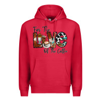 Cardinal for the love of the coffe Premium Hoodie - CowhideDigitalArt