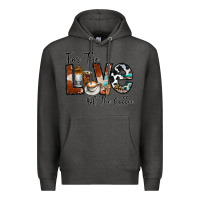 Charcoal Heather for the love of the coffe Premium Hoodie - CowhideDigitalArt