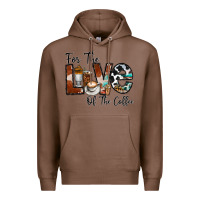 Chestnut for the love of the coffe Premium Hoodie - CowhideDigitalArt