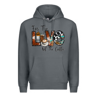 Rock for the love of the coffe Premium Hoodie - CowhideDigitalArt