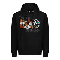 Black for the love of the coffe Premium Hoodie - CowhideDigitalArt