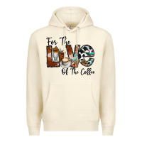Sandshell for the love of the coffe Premium Hoodie - CowhideDigitalArt