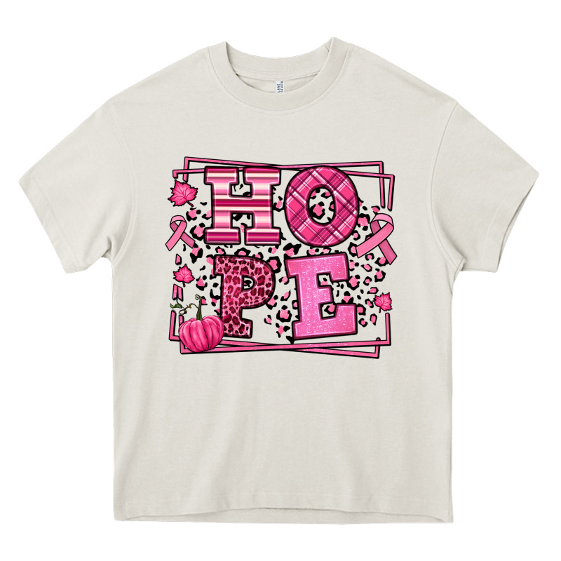Hope Breast Cancer Awareness Fall Heavy Core Tee by LillyAllenDesigns | Teevron