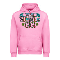 Fuchsia Pink summer gigi Urban Hoodie - CowhideDigitalArt
