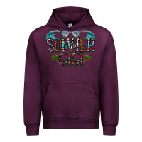 Mauve Wine summer gigi Urban Hoodie - CowhideDigitalArt