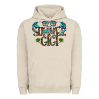 Pigment French Oak summer gigi Urban Hoodie - CowhideDigitalArt