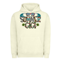 Pigment Pistachio summer gigi Urban Hoodie - CowhideDigitalArt