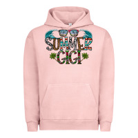 Pigment Salmon summer gigi Urban Hoodie - CowhideDigitalArt