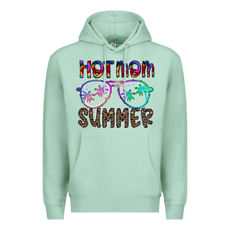 Hot Mom Summer Premium Hoodie by CowhideDigitalArt | Teevron