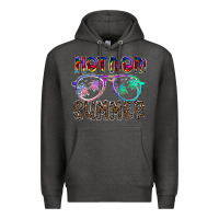 Charcoal Heather hot mom summer Premium Hoodie - CowhideDigitalArt