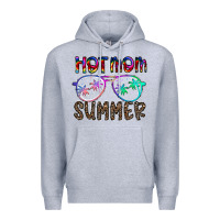 Heather Grey hot mom summer Premium Hoodie - CowhideDigitalArt