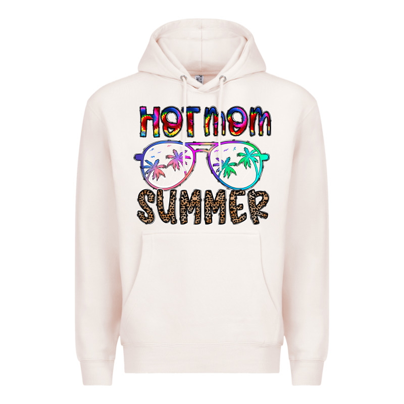 Hot Mom Summer Premium Hoodie by CowhideDigitalArt | Teevron