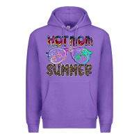 Purple hot mom summer Premium Hoodie - CowhideDigitalArt