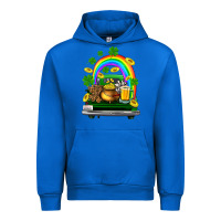 Cobalt st patricks shamrock gold beer truck Urban Hoodie - FaDigitalArtStudio