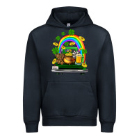 Navy st patricks shamrock gold beer truck Urban Hoodie - FaDigitalArtStudio