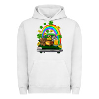 Pigment Lunar Rock st patricks shamrock gold beer truck Urban Hoodie - FaDigitalArtStudio