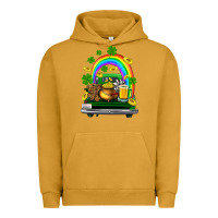 Pigment Peanut Butter st patricks shamrock gold beer truck Urban Hoodie - FaDigitalArtStudio