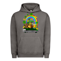 Pigment Tornado st patricks shamrock gold beer truck Urban Hoodie - FaDigitalArtStudio