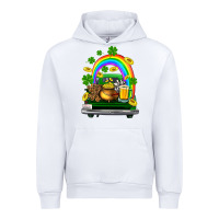 White st patricks shamrock gold beer truck Urban Hoodie - FaDigitalArtStudio