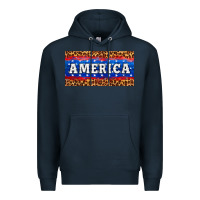 Navy america license plate Premium Hoodie - HRA Design Shop