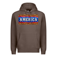 Coffee america license plate Premium Hoodie - HRA Design Shop