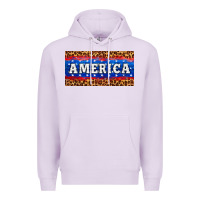 Lilac america license plate Premium Hoodie - HRA Design Shop