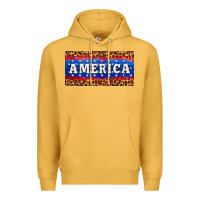 Mustard america license plate Premium Hoodie - HRA Design Shop