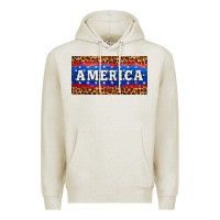 Oatmeal Heather america license plate Premium Hoodie - HRA Design Shop