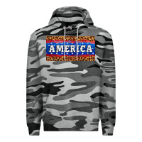 Slate Camo america license plate Premium Hoodie - HRA Design Shop