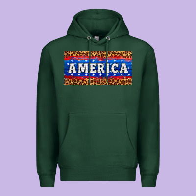 America License Plate Premium Hoodie Designed By Hra Design Shop