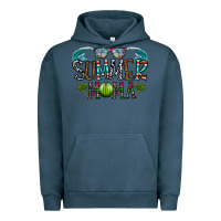 Pigment Midnight Navy summer mama Urban Hoodie - CowhideDigitalArt