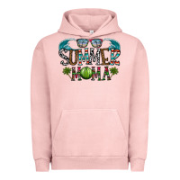 Pigment Salmon summer mama Urban Hoodie - CowhideDigitalArt