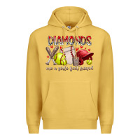 Antique Gold diamonds are a girls best friends Premium Hoodie - RacoonDesign