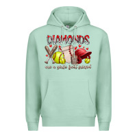 Seafoam diamonds are a girls best friends Premium Hoodie - RacoonDesign
